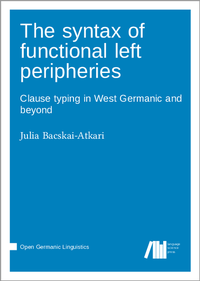 Enlarge image Cover: The syntax of functional left peripheries - Language Science Press