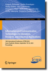 Abbildung von: Information and Communication Technologies in Education, Research, and Industrial Applications - Springer