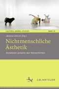 Cover: Nichtmenschliche &Auml;sthetik - J.B. Metzler