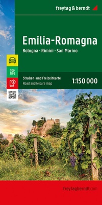 Abbildung von: Emilia-Romagna, Straßen- und Freizeitkarte 1:150.000, freytag & berndt - Freytag-Berndt und ARTARIA