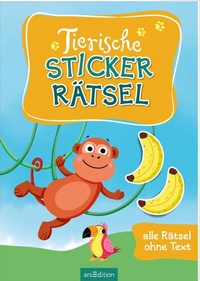 Enlarge image Cover: Tierische Sticker-Rätsel - arsEdition