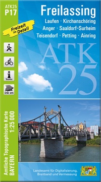 Abbildung von: ATK25-P17 Freilassing (Amtliche Topographische Karte 1:25000) - Landesamt für Digitalisierung, Breitband und Vermessung, Bayern