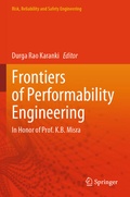 Cover: Frontiers of Performability Engineering - Springer