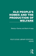 Cover: Old People's Homes and the Production of Welfare - Routledge