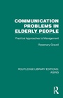 Cover: Communication Problems in Elderly People - Routledge