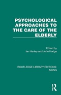 Cover: Psychological Approaches to the Care of the Elderly - Routledge