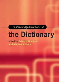 Abbildung von: The Cambridge Handbook of the Dictionary - Cambridge University Press
