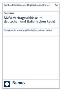 Abbildung von: M2M-Vertragsschlüsse im deutschen und italienischen Recht - Nomos
