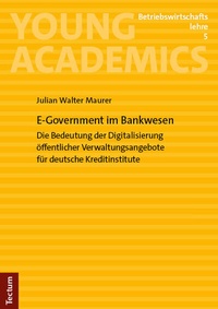 Abbildung von: E-Government im Bankwesen - Tectum Wissenschaftsverlag
