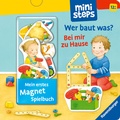 Cover: ministeps: Mein erstes Magnetbuch: Wer baut was? Bei mir zu Hause - Ravensburger