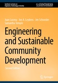 Cover: Engineering and Sustainable Community Development - Springer