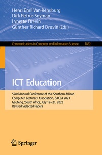 Enlarge image Cover: ICT Education - Springer