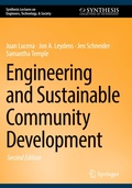 Cover: Engineering and Sustainable Community Development - Springer