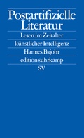 Cover: Postartifizielle Literatur - Suhrkamp