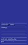 Cover: wrong - Suhrkamp