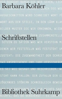 Abbildung von: SCHRIFTSTELLEN - Suhrkamp