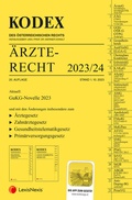 Cover: KODEX &Auml;rzterecht 2023/24 - inkl. App - LexisNexis Verlag ARD ORAC GmbH