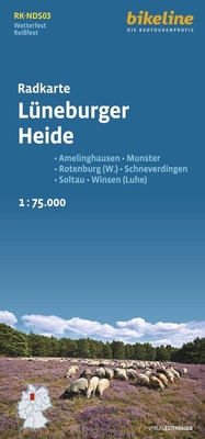Abbildung von: Radkarte Lüneburger Heide - Esterbauer