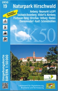 Abbildung von: UK50-19 Naturpark Hirschwald - Landesamt für Digitalisierung, Breitband und Vermessung, Bayern
