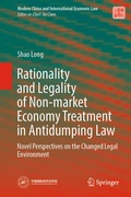Abbildung von: Rationality and Legality of Non-market Economy Treatment in Antidumping Law - Springer