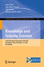 Cover: Knowledge and Systems Sciences - Springer