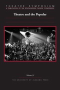 Cover: Theatre Symposium, Volume 31 - The University of Alabama Press