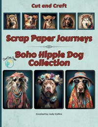 Enlarge image Cover: Scrap Paper Journeys - Boho Hippie Dog Collection - Desert Cactus Designs