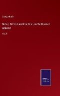 Cover: Notes, Critical and Practical, on the Book of Genesis - Salzwasser Verlag