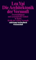 Cover: Die Architektonik der Vernunft - Suhrkamp