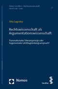 Cover: Rechtswissenschaft als Argumentationswissenschaft - Nomos