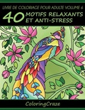 Cover: Livre de coloriage pour adulte Volume 6 - Coloringcraze.com