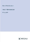 Cover: Imre; A Memorandum - Megali Verlag