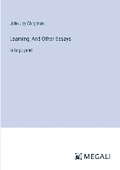 Cover: Learning; And Other Essays - Megali Verlag