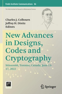 Enlarge image Cover: New Advances in Designs, Codes and Cryptography - Springer