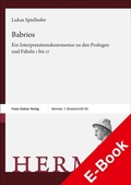 Cover: Babrios - Franz Steiner Verlag
