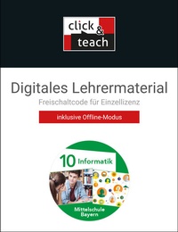 Abbildung von: Informatik - Mittelschule Bayern / Informatik Mittelschule BY click & teach 10 Box - Buchner, C.C.