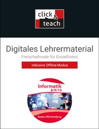 Abbildung von: Informatik - Gymnasium Baden-Württemberg / Informatik BW click & teach 8/9/10 Box - Buchner, C.C.