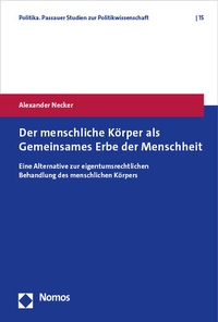 Abbildung von: Der menschliche Körper als Gemeinsames Erbe der Menschheit - Nomos