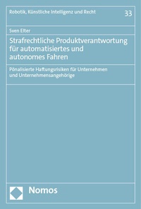 Abbildung von: Strafrechtliche Produktverantwortung für automatisiertes und autonomes Fahren - Nomos