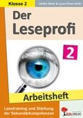 Cover: Der Leseprofi / Arbeitsheft - Fit durch Lesetraining / Klasse 2 - KOHL VERLAG Der Verlag mit dem Baum
