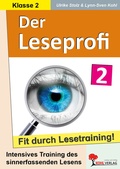 Cover: Der Leseprofi - Fit durch Lesetraining / Klasse 2 - KOHL VERLAG Der Verlag mit dem Baum