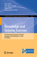 Cover: Knowledge and Systems Sciences - Springer