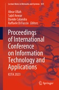 Cover: Proceedings of International Conference on Information Technology and Applications - Springer
