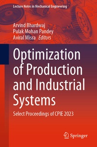 Enlarge image Cover: Optimization of Production and Industrial Systems - Springer
