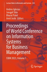 Enlarge image Cover: Proceedings of World Conference on Information Systems for Business Management - Springer