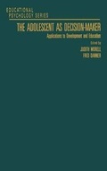 Cover: The Adolescent as Decision-Maker - Academic Press