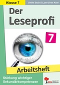 Cover: Der Leseprofi / Arbeitsheft - Fit durch Lesetraining / Klasse 7 - KOHL VERLAG Der Verlag mit dem Baum
