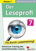 Cover: Der Leseprofi - Fit durch Lesetraining / Klasse 7 - KOHL VERLAG Der Verlag mit dem Baum