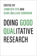 Cover: Doing Good Qualitative Research - Oxford University Press Inc