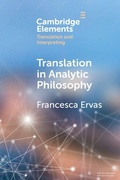 Cover: Translation in Analytic Philosophy - Cambridge University Press